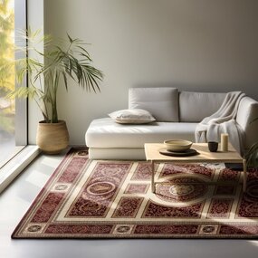 Klassischer Teppich - Herat Guzara Rot Klassischer Teppich - Herat Guzara Rot