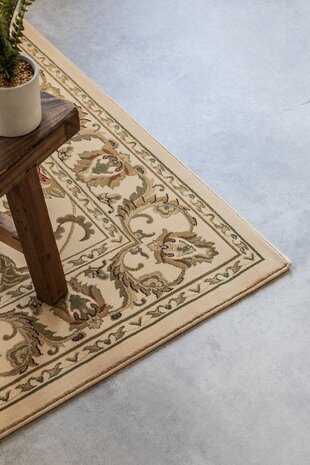 Klassischer Teppich - Herat Harirud Creme Klassischer Teppich - Herat Harirud Creme