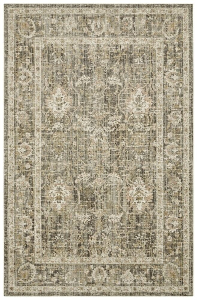 Vintage -Teppich In & Outdoor - Luxor Schwarz/crème