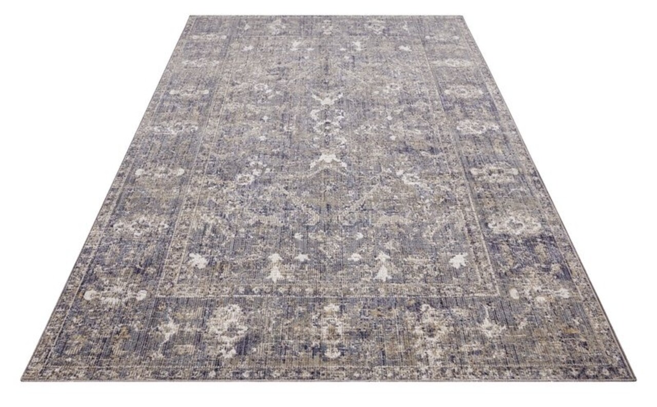 Vintage -Teppich In & Outdoor - Port Said Grau/blau Vintage -Teppich In & Outdoor - Port Said Grau/blau