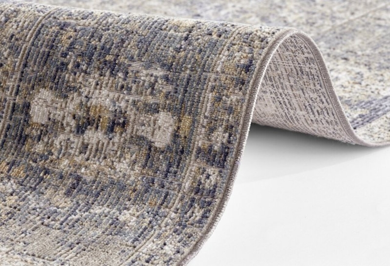 Vintage -Teppich In & Outdoor - Port Said Grau/blau Vintage -Teppich In & Outdoor - Port Said Grau/blau