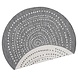 Rund Teppich In & Outdoor - Bali Grau/creme Reversible Rund Teppich In & Outdoor - Bali Grau/creme Reversible