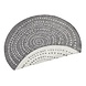 Rund Teppich In & Outdoor - Bali Grau/creme Reversible Rund Teppich In & Outdoor - Bali Grau/creme Reversible
