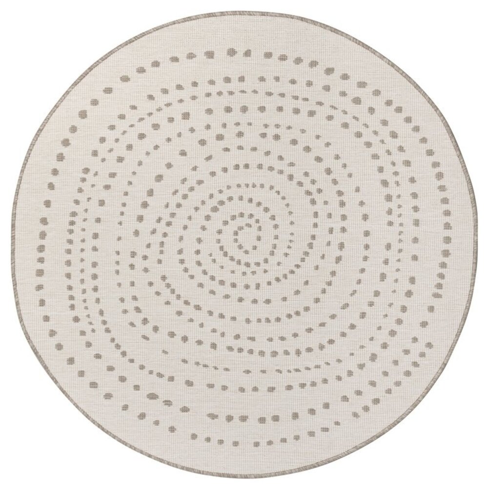 Rund Teppich In & Outdoor - Bali Braun/cream Reversible Rund Teppich In & Outdoor - Bali Braun/cream Reversible
