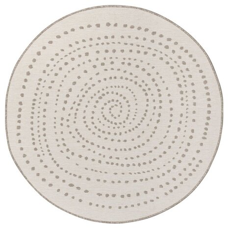 Rund Teppich In & Outdoor - Bali Braun/cream Reversible Rund Teppich In & Outdoor - Bali Braun/cream Reversible