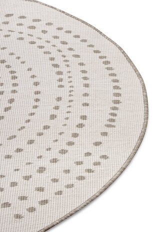 Rund Teppich In & Outdoor - Bali Braun/cream Reversible Rund Teppich In & Outdoor - Bali Braun/cream Reversible