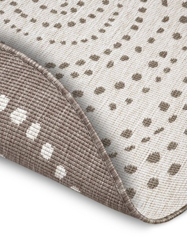 Rund Teppich In & Outdoor - Bali Braun/cream Reversible Rund Teppich In & Outdoor - Bali Braun/cream Reversible