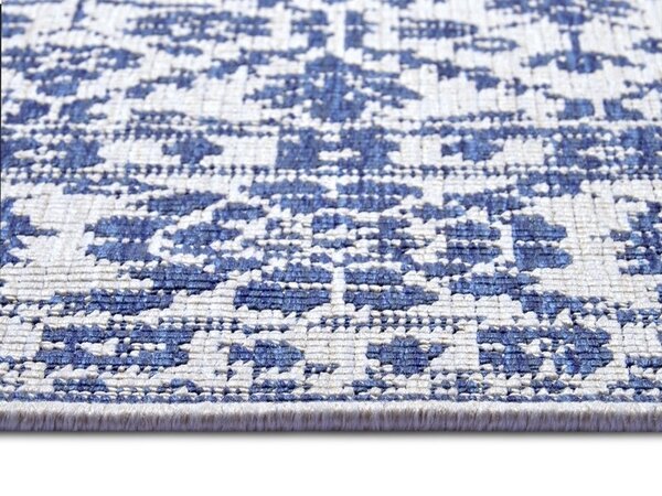 Teppich In & Outdoor - Curacao Blau/creme Reversible Teppich In & Outdoor - Curacao Blau/creme Reversible