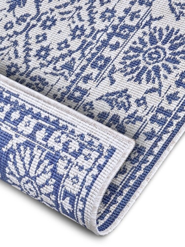 Teppich In & Outdoor - Curacao Blau/creme Reversible Teppich In & Outdoor - Curacao Blau/creme Reversible