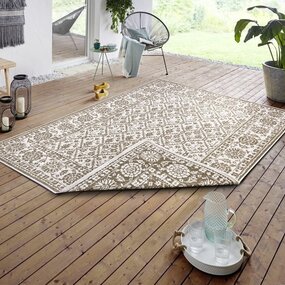 Teppich In & Outdoor - Curacao Beige/crème Reversible Teppich In & Outdoor - Curacao Beige/crème Reversible