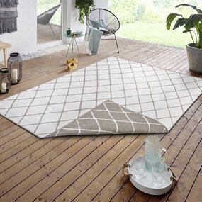Wendeteppich In & Outdoor - Malaga Beige/crème Wendeteppich In & Outdoor - Malaga Beige/crème