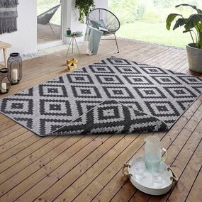 Wendeteppich In & Outdoor - Malta Grau Wendeteppich In & Outdoor - Malta Grau