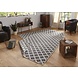 Wendeteppich In & Outdoor - Nizza Grau/creme Wendeteppich In & Outdoor - Nizza Grau/creme