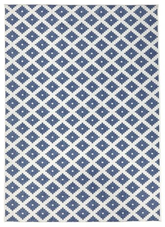 Wendeteppich In & Outdoor - Nizza Blau/crème Wendeteppich In & Outdoor - Nizza Blau/crème