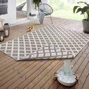 Wendeteppich In & Outdoor - Nizza Beige/crème Wendeteppich In & Outdoor - Nizza Beige/crème