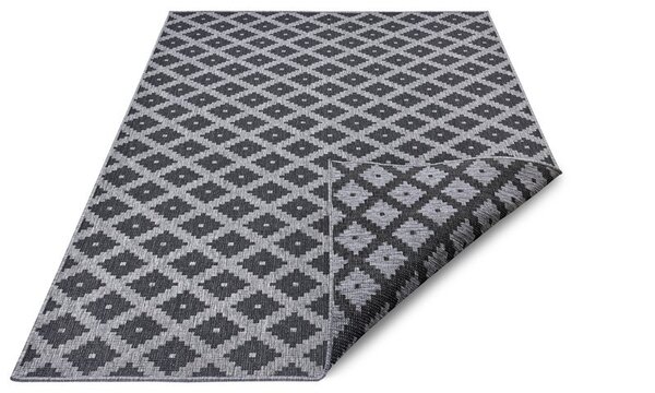 Wendeteppich In & Outdoor - Nizza Grau/anthrazit Wendeteppich In & Outdoor - Nizza Grau/anthrazit