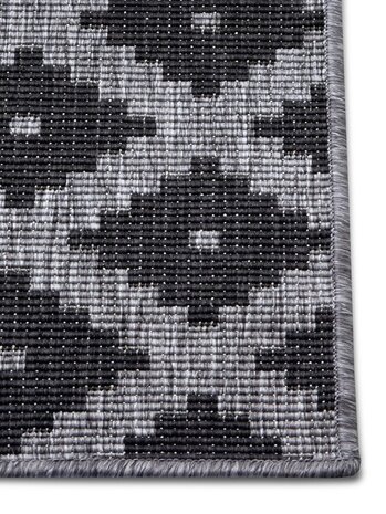Wendeteppich In & Outdoor - Nizza Grau/anthrazit Wendeteppich In & Outdoor - Nizza Grau/anthrazit