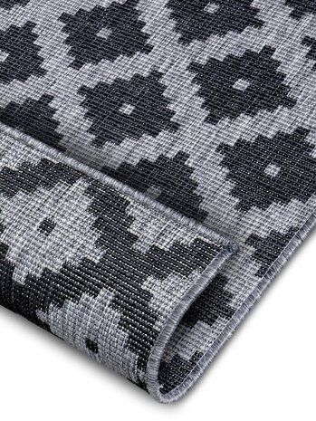 Wendeteppich In & Outdoor - Nizza Grau/anthrazit Wendeteppich In & Outdoor - Nizza Grau/anthrazit
