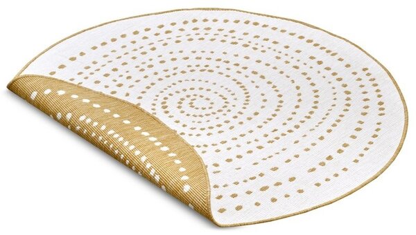 Runde Teppiche In & Outdoor Wendbar - Bali Gelb Runde Teppiche In & Outdoor Wendbar - Bali Gelb