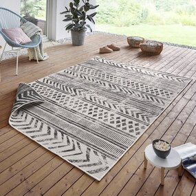 In & Outdoor Reversible - Biri Schwarz/creme In & Outdoor Reversible - Biri Schwarz/creme
