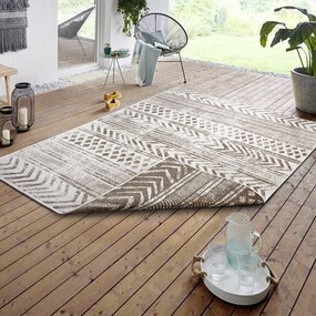 In & Outdoor Wendeteppich - Biri Beige/crème In & Outdoor Wendeteppich - Biri Beige/crème