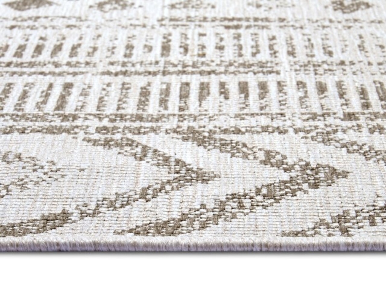 In & Outdoor Wendeteppich - Biri Beige/crème