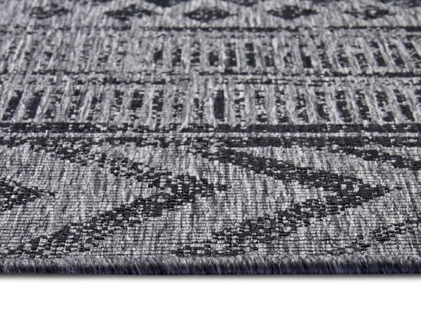 In & Outdoor Wendeteppich - Biri Grau/anthrazit