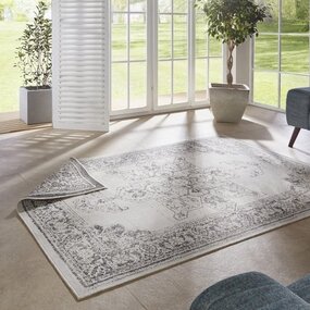 In & Outdoor Reversible - Borbon Grau/creme In & Outdoor Reversible - Borbon Grau/creme