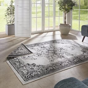 In & Outdoor Reversible - Borbon Schwarz/creme In & Outdoor Reversible - Borbon Schwarz/creme