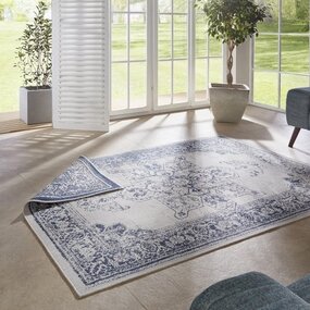 In & Outdoor Reversible - Borbon Blau/creme In & Outdoor Reversible - Borbon Blau/creme