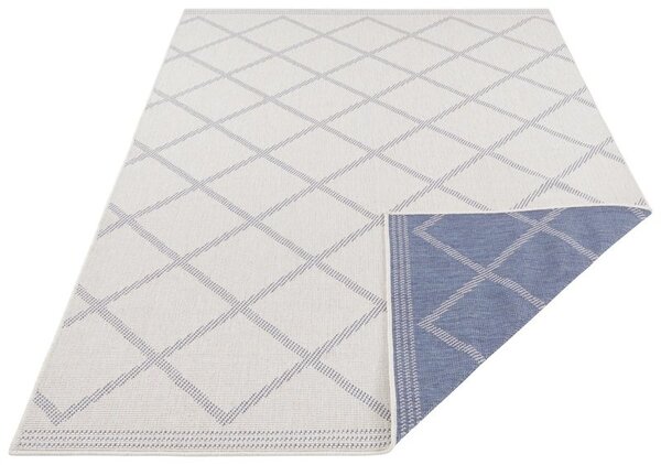 In & Outdoor Wendeteppich - Korsika Blau/creme In & Outdoor Wendeteppich - Korsika Blau/creme