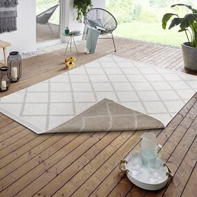 In & Outdoor Wendeteppich - Korsika Beige/crème In & Outdoor Wendeteppich - Korsika Beige/crème