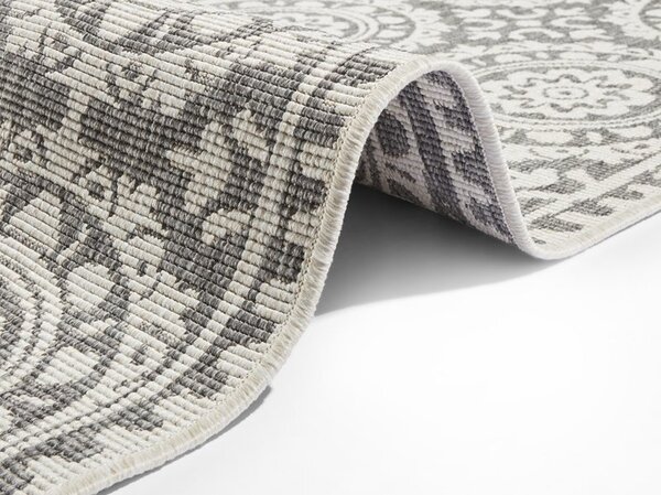 Teppichläufer für In & Outdoor - Jardin Grau/creme Teppichläufer für In & Outdoor - Jardin Grau/creme