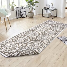 Teppichläufer für In & Outdoor - Jardin Beige/crème Teppichläufer für In & Outdoor - Jardin Beige/crème