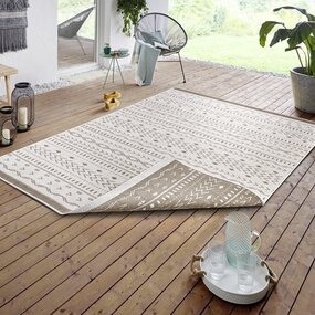 In & Outdoor Wendeteppich - Kuba Beige/crème In & Outdoor Wendeteppich - Kuba Beige/crème