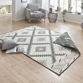 In & Outdoor Wendeteppich - Malibu Grün/braun In & Outdoor Wendeteppich - Malibu Grün/braun