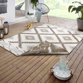 In & Outdoor Wendeteppich - Malibu Beige/crème In & Outdoor Wendeteppich - Malibu Beige/crème