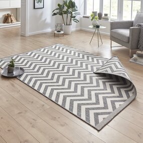 In & Outdoor Reversible - Palma Grau/creme In & Outdoor Reversible - Palma Grau/creme