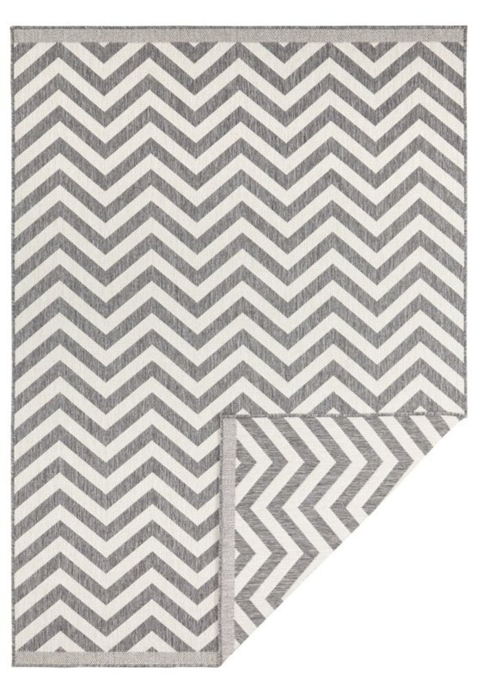 In & Outdoor Reversible - Palma Grau/creme In & Outdoor Reversible - Palma Grau/creme