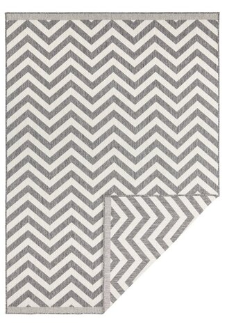 In & Outdoor Reversible - Palma Grau/creme In & Outdoor Reversible - Palma Grau/creme