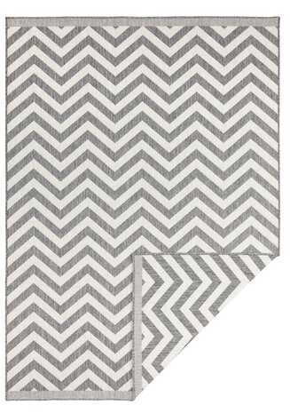 In & Outdoor Reversible - Palma Grau/creme In & Outdoor Reversible - Palma Grau/creme