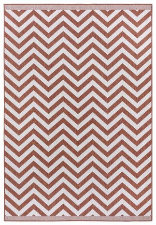 In & Outdoor Reversible - Palma Terra/crème In & Outdoor Reversible - Palma Terra/crème