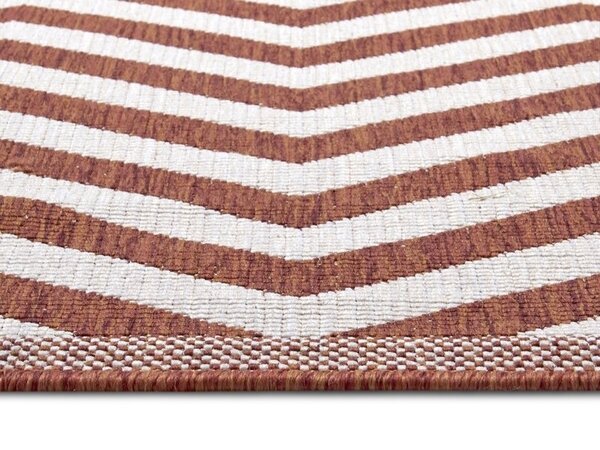 In & Outdoor Reversible - Palma Terra/crème In & Outdoor Reversible - Palma Terra/crème