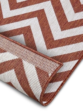 In & Outdoor Reversible - Palma Terra/crème In & Outdoor Reversible - Palma Terra/crème