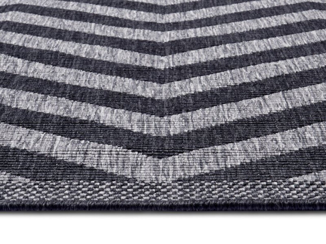 In & Outdoor Wendeteppich - Palma Grau/anthrazit In & Outdoor Wendeteppich - Palma Grau/anthrazit