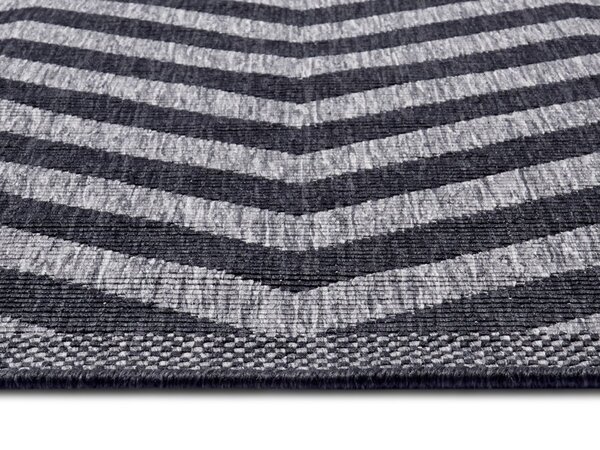 In & Outdoor Wendeteppich - Palma Grau/anthrazit In & Outdoor Wendeteppich - Palma Grau/anthrazit