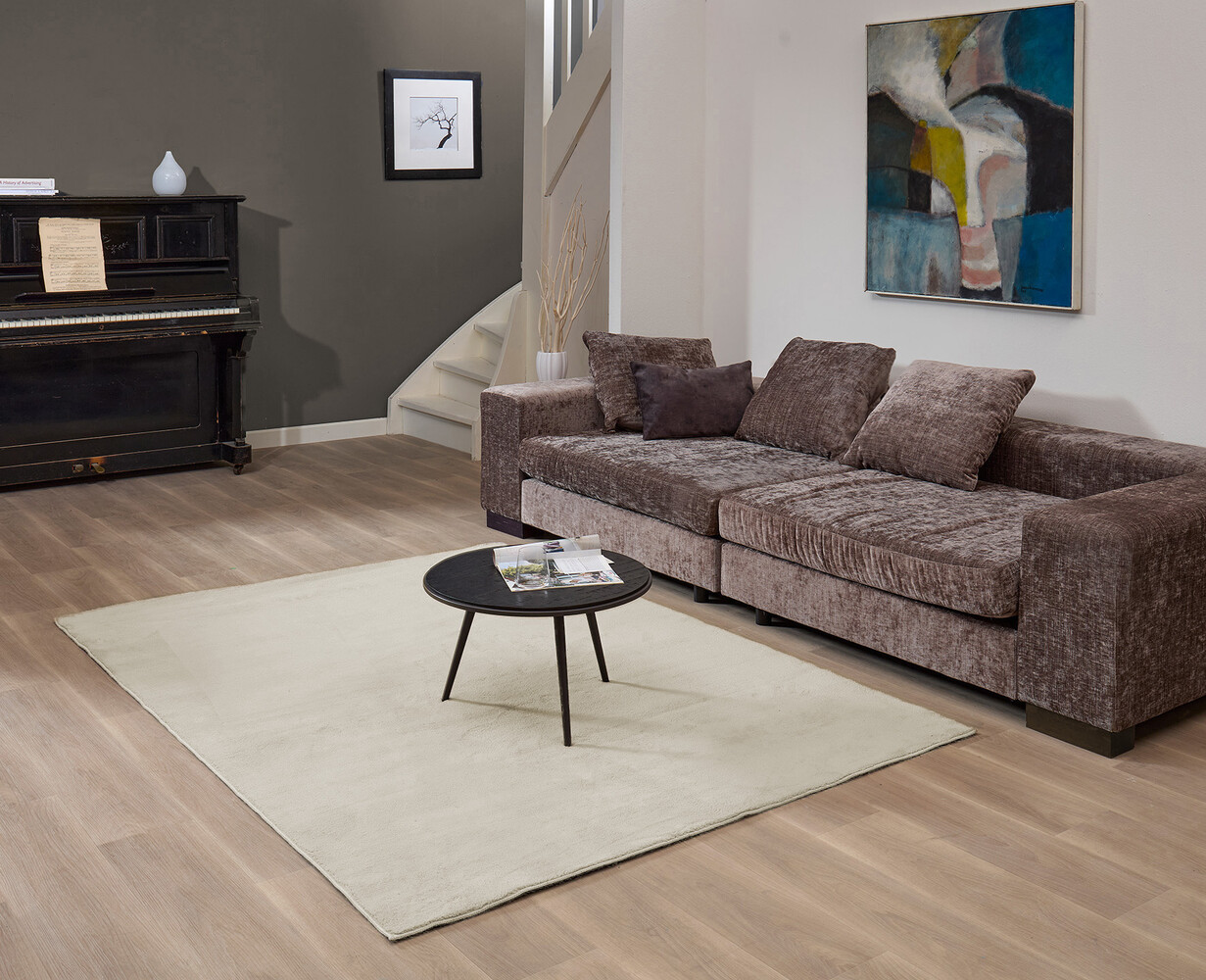 Waschbarer Teppich - Malaga Creme Waschbarer Teppich - Malaga Creme