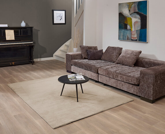 Waschbarer Teppich - Malaga Beige Waschbarer Teppich - Malaga Beige