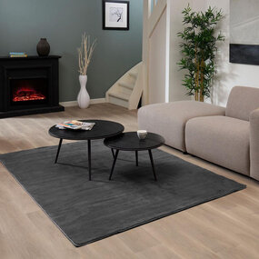 Waschbarer Teppich - Malaga Anthrazit Waschbarer Teppich - Malaga Anthrazit