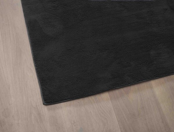 Waschbarer Teppich - Malaga Schwarz Waschbarer Teppich - Malaga Schwarz